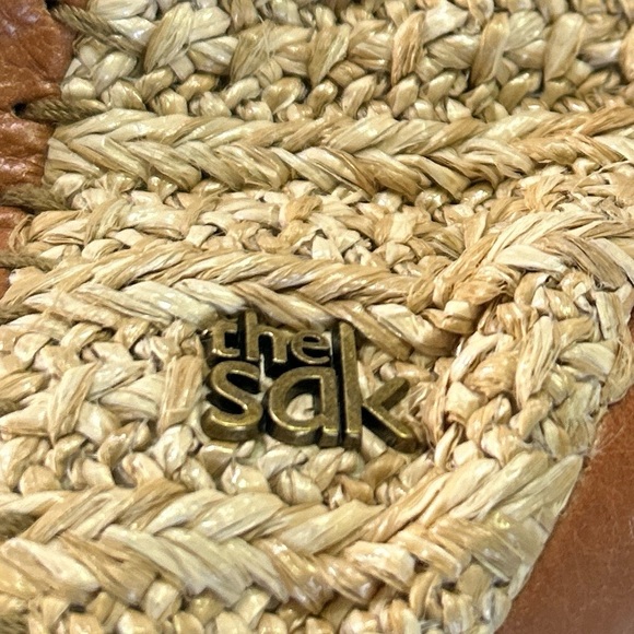 The Sak Deena Leather Boho Crossbody Fold Over Zip Bag - Picture 9 of 15